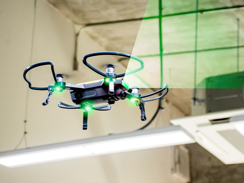 inspeção com drones