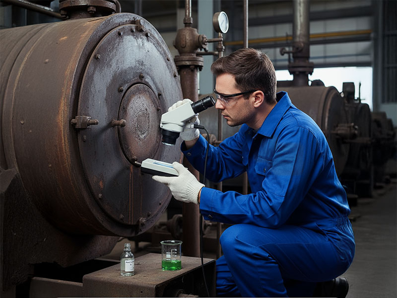 inspeção por metalografia