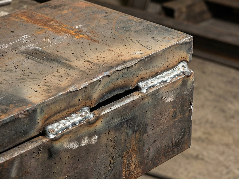 penetração inadequada em soldas