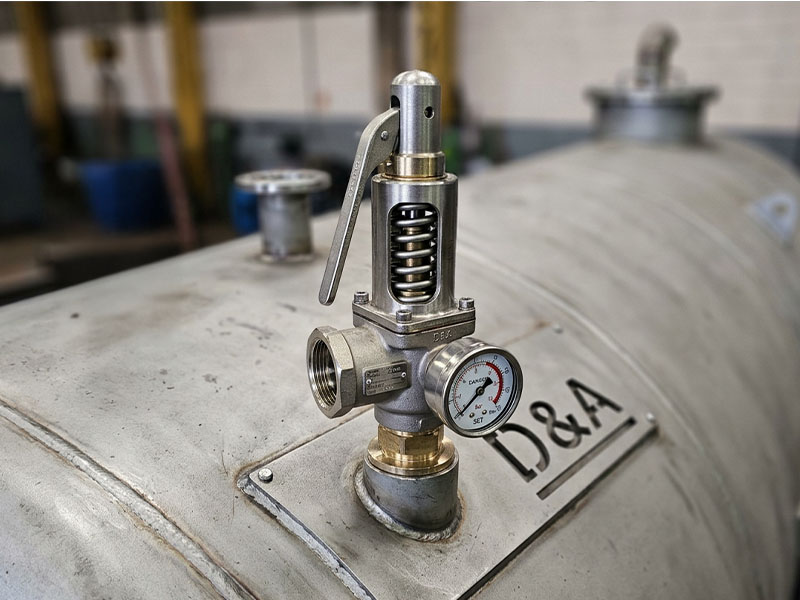 válvulas de segurança em vasos de pressão