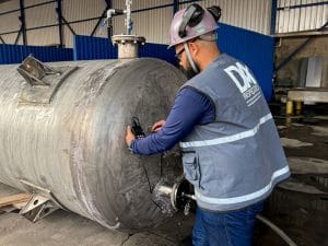inspeção em vasos de pressão