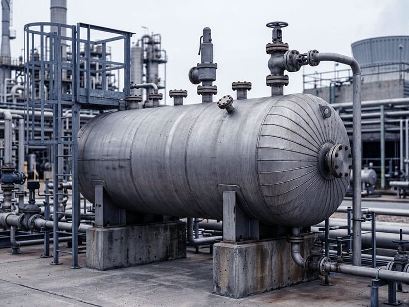 vaso de pressão industrial